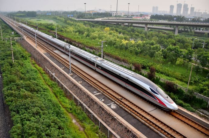 China's new-generation bullet trains Fuxing were put into operation on the Beijing-Tianjin Intercity Railway Aug. 21.