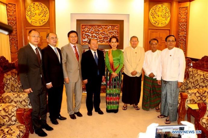 MYANMAR-NAY PYI TAW-AUNG SAN SUU KYI-CHINA-NING JIZHE-MEETING