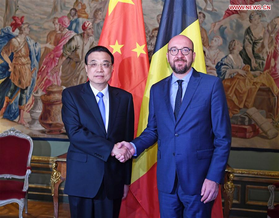 BELGIUM-BRUSSELS-CHINA-LI KEQIANG-MICHEL-MEETING